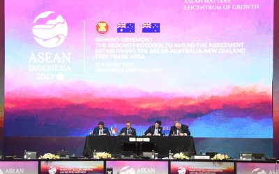 The Signing of The Second Protocol to Amend The Agreement Establishing The ASEAN-Australia-New Zealand Free Trade Area (AANZFTA)